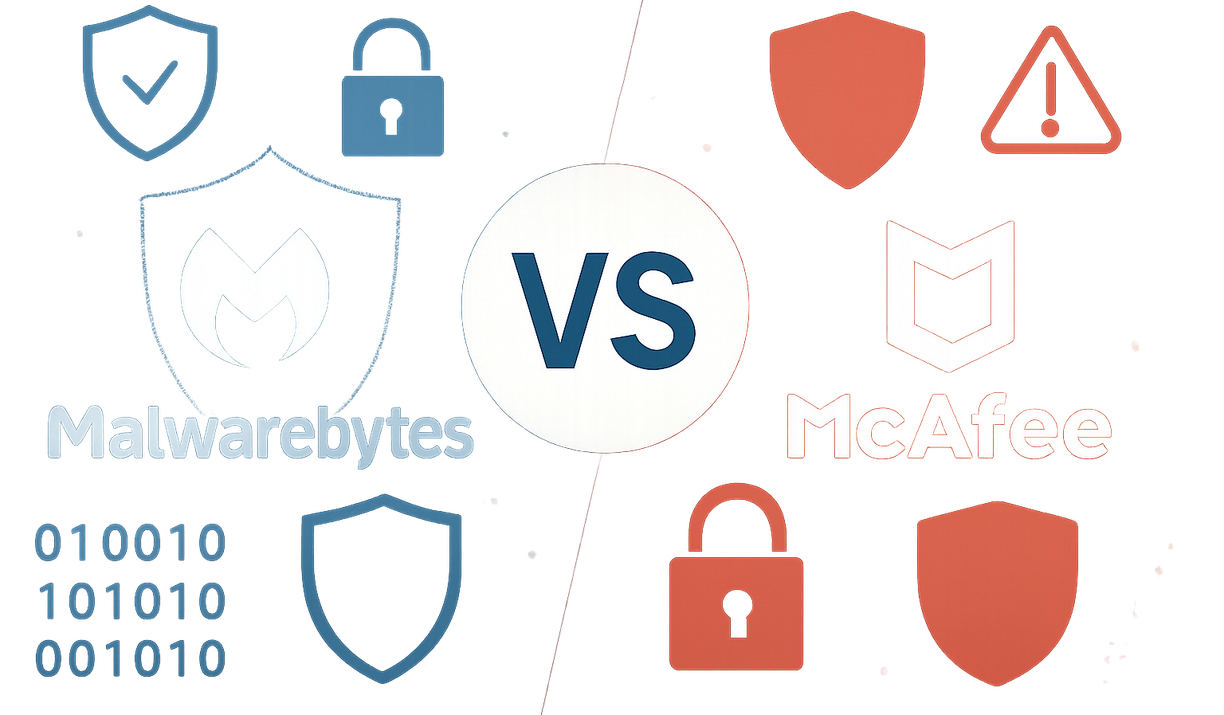 "Malwarebytes vs McAfee"